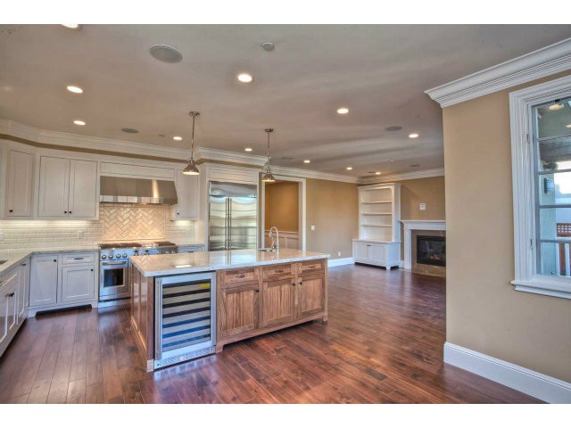 large open floor plan with the highest quality materials throughout